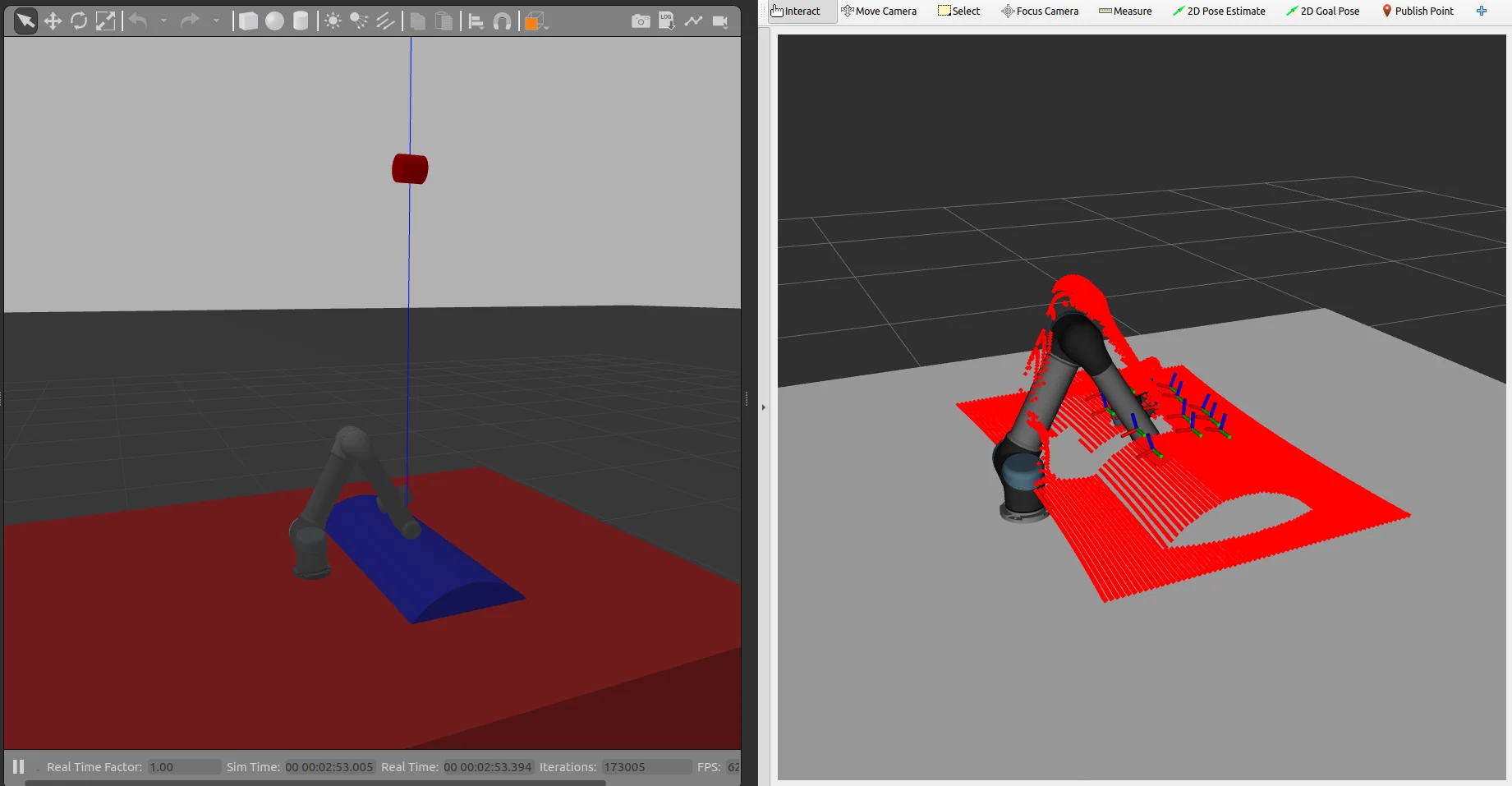 Surface Painting Robot (3D Perception, Planning, Inverse Kinematics)